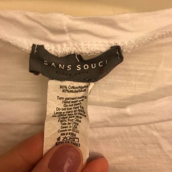 White Ruffle Sleeve - Picture 3 of 3